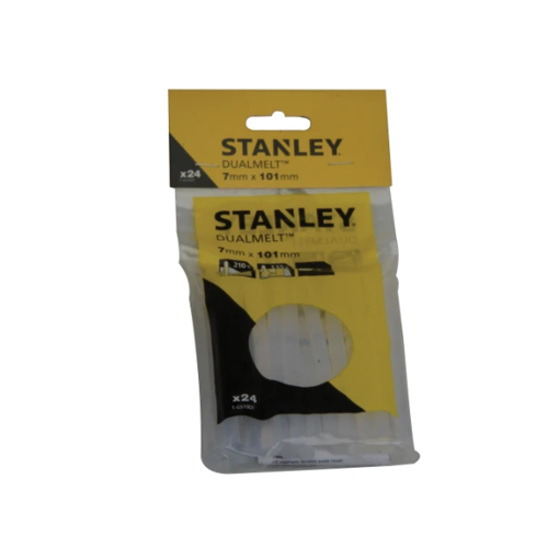 STANLEY 24 Pack Hot Dual Melt Temp Glue Gun Sticks, 11mm x 100mm,1GS20DT  3138522082642