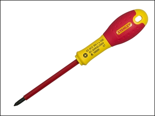 Picture of Stanley FatMax® VDE Insulated Screwdriver Phillips Tip PH0 x 75MM