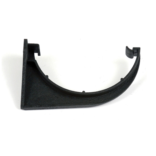 Picture of Brett Martin 112mm Roundstyle Cast Iron Effect Fascia Bracket - Classic Black