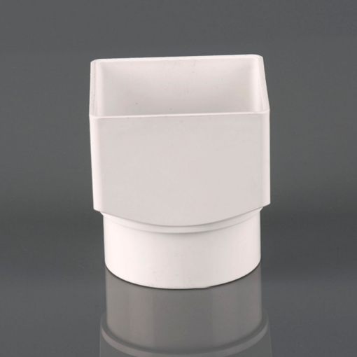 Picture of Brett Martin 65mm Square To Round Adaptor - Arctic White