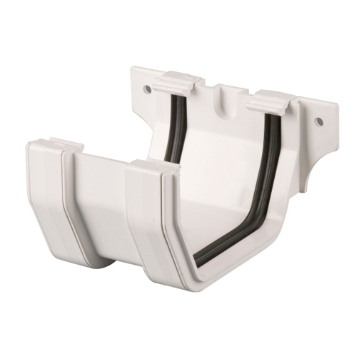 Picture of Brett Martin 114mm Squarestyle Gutter Union Bracket - Arctic White