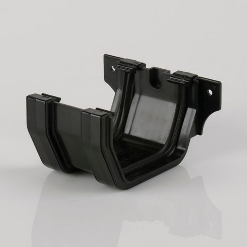 Picture of Brett Martin 114mm Squarestyle Gutter Union Bracket - Black