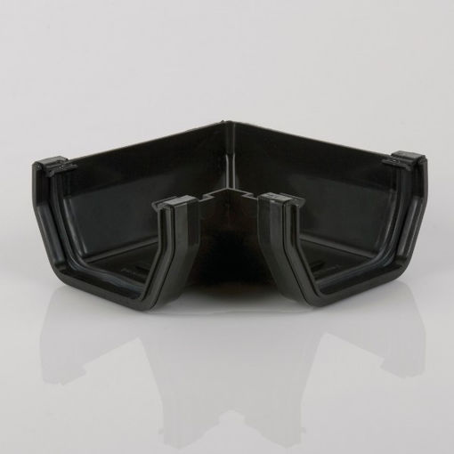 Picture of Brett Martin 114mm Squarestyle 90° Gutter Angle - Black