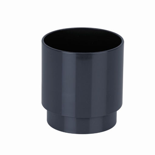 Picture of Brett Martin 68mm Round Downpipe Connector - Black