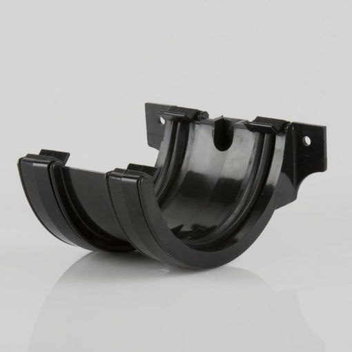 Picture of Brett Martin 112mm Roundstyle Gutter Union Bracket - Black