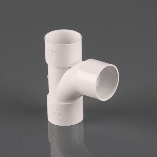 Picture of Brett Martin 40mm x 92½° Solvent Swept Tee - White