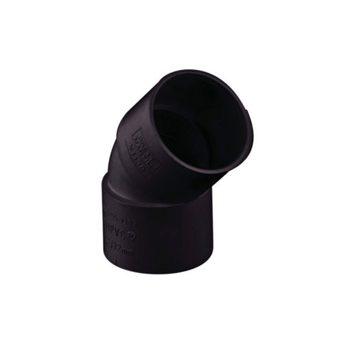 Picture of Brett Martin 40mm x 135° Solvent Obtuse Bend - Black