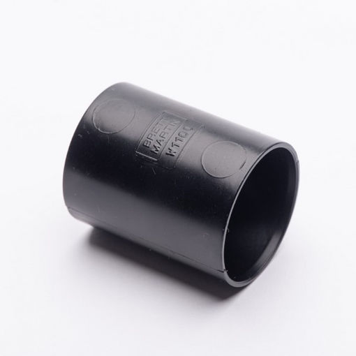 Picture of Brett Martin 50mm Solvent Straight Connector - Black