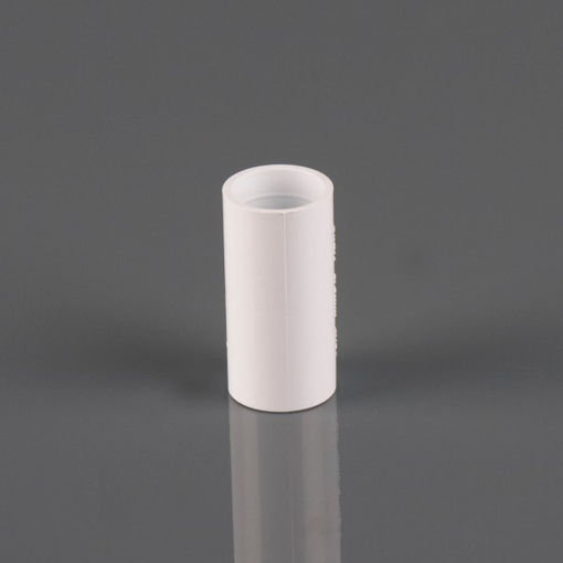 Picture of Brett Martin 21.5mm Straight Connector - White