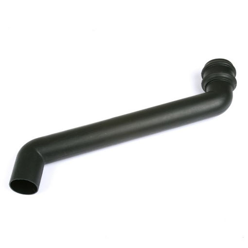 Picture of Brett Martin 68mm Round Cast Iron Effect 455mm Offset - Classic Black
