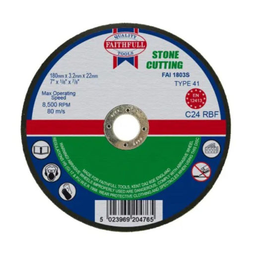 Picture of Stone Cut Off Disc 180 x 3.2 x 22.23mm