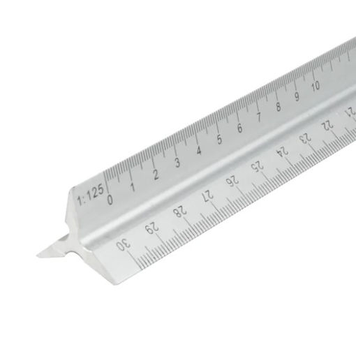 Picture of Aluminium Triangle Scale Rule 300mm