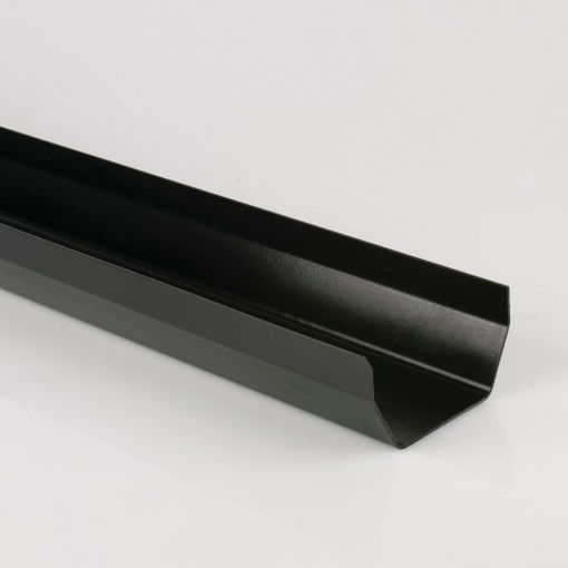 Picture of Brett Martin 114mm x 2m Squarestyle Gutter - Black