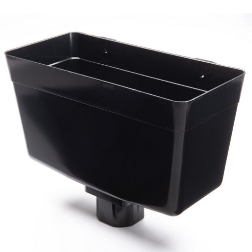 Picture of Brett Martin 68mm Round Downpipe Rainwater Head (universal) - Black