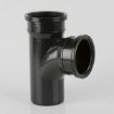 Picture of Brett Martin 110mm x 92½° Double Socket Branch Without Bosses - Black