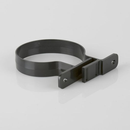 Picture of Brett Martin 110mm Double Fixing Pipe Bracket - Black
