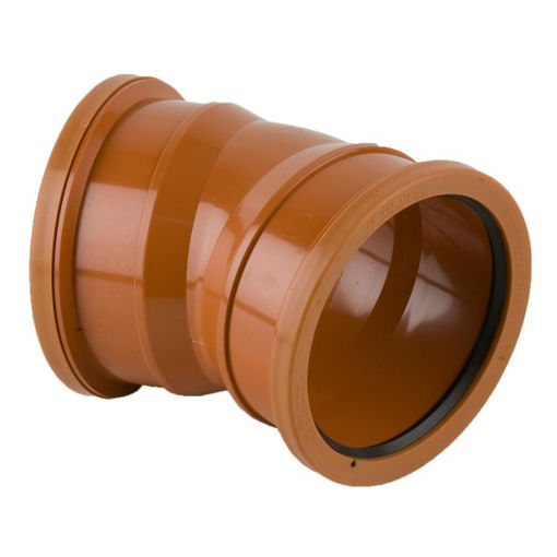 Picture of Brett Martin 110mm x 22½°  Double Socket Bend - Terracotta