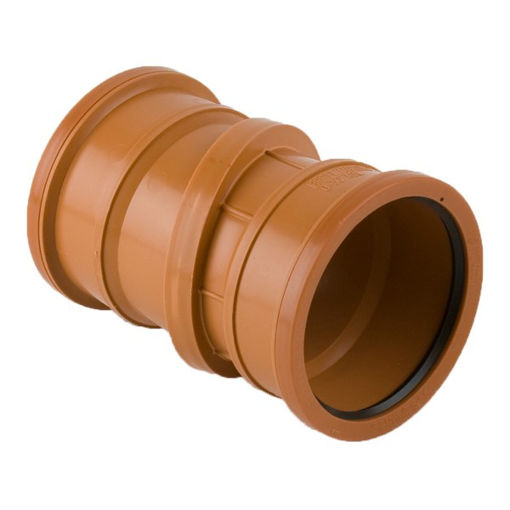 Picture of Brett Martin 110mm x 0°-90° Adjustable Double Socket Bend - Terracotta