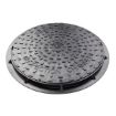 Picture of Brett Martin 450mm Dia. Secured Plastic Cover for Driveways 50kN* - Black