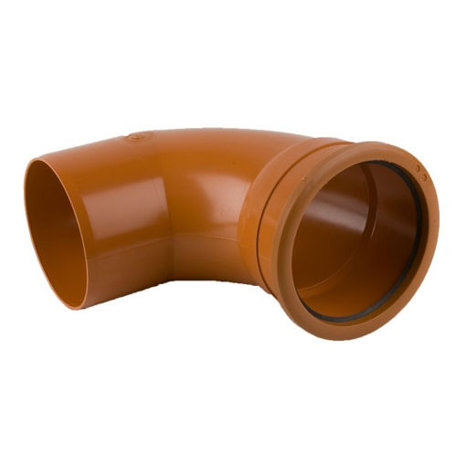 Picture of Brett Martin 160mm x 87½° Single Socket Bend - Terracotta