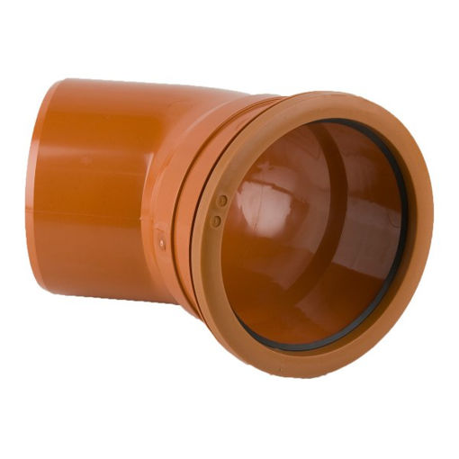 Picture of Brett Martin 160mm x 45° Single Socket Bend - Terracotta