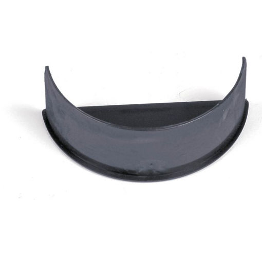 Picture of Brett Martin 112mm Roundstyle Cast Iron Effect Internal Stopend - Anthracite Grey