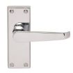 Picture of Contact Victorian Lever On Backplate Polished Chrome