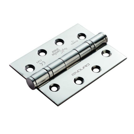 Picture of Enduro Grade 13 Ball Bearing P Hinge Bright Stainless Steel 102mm x 76mm x 3mm