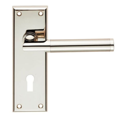 Picture of Carlisle Brass PNSN Serozzetta Sessanta Lock Lever On Backplate