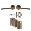 Picture of Tavira Latch Pack Antique Brass