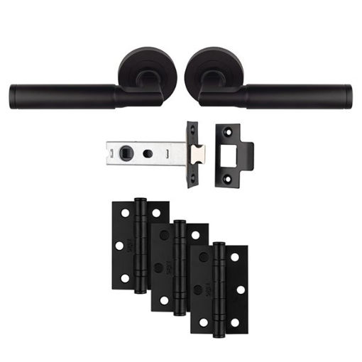 Picture of Carlisle Brass Matt Black Belas Latch Pack