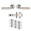 Picture of Belas Latch Pack Polished Chrome/ Satin Nickel