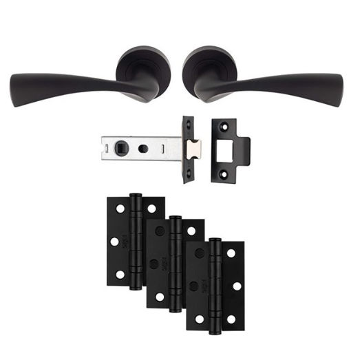 Picture of Carlisle Brass Matt Black Sintra Latch Pack