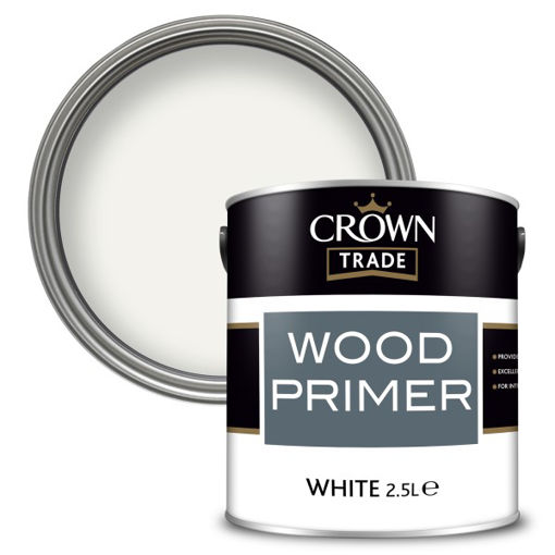 Picture of Crown Trade Wood Primer - 2.5L - White