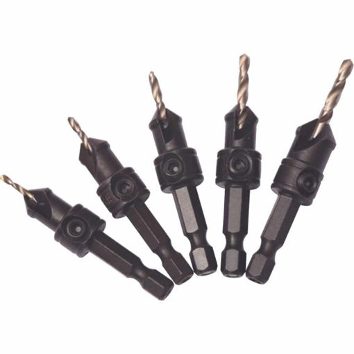 Picture of DART 5 Piece Quick-Change Countersink Set