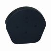 Picture of Easy-Trim Verge U Half Round Ridge Cap with Flapcap   Black
