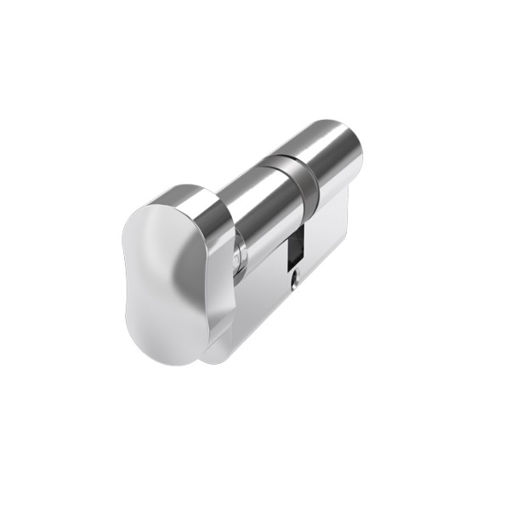 Picture of Mila Standard Security Euro Cylinder Thumbturn 45/45 Chrome