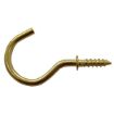 Picture of Centurion Shouldered Cup Hooks, 32mm, Brassed