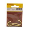 Picture of Centurion Steel Screw Hooks, 55mm x 8mm, Brassed