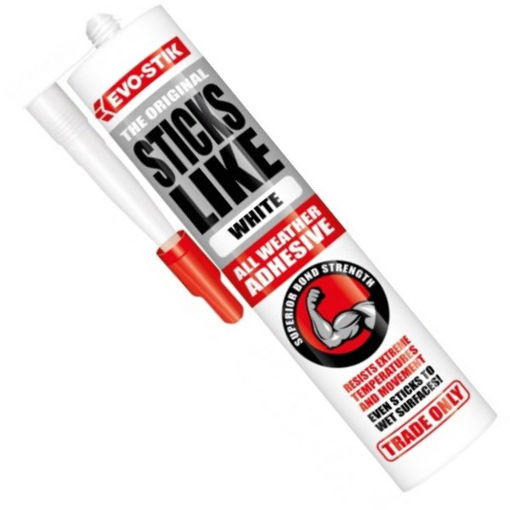 Picture of EVO-STIK Sticks Like Sh*t Adhesive  - White - 290ml