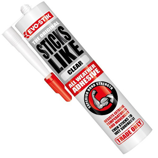 Picture of EVO-STIK Sticks Like Sh*t Adhesive - Clear - 290ml