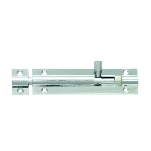 Picture of Carlisle Brass Polished Chrome Barrel Bolt 100mm