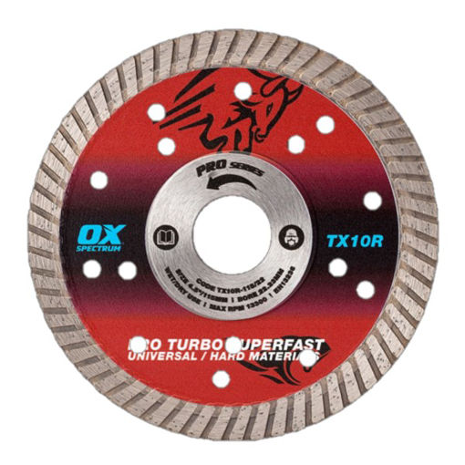 Picture of OX SPECTRUM Superior Turbo Dia Blade - Multi-Steel - 115/22.23MM