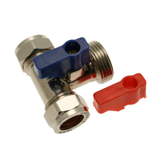 Picture of Washing Machine Valve Tee 15MM x 3/4"