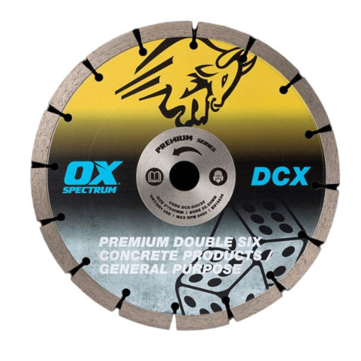 Picture of OX SPECTRUM Plus Double Six Diamond Blade - GP - 230/22.23mm