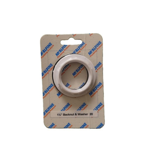 Picture of McAlpine Handipak (Card20) 1¼" Backnut & Washer