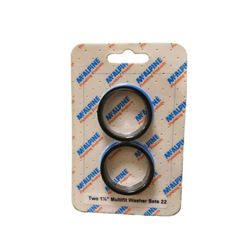 Picture of McAlpine Handipak (Card22) Two 1¼" Multifit Washer Sets