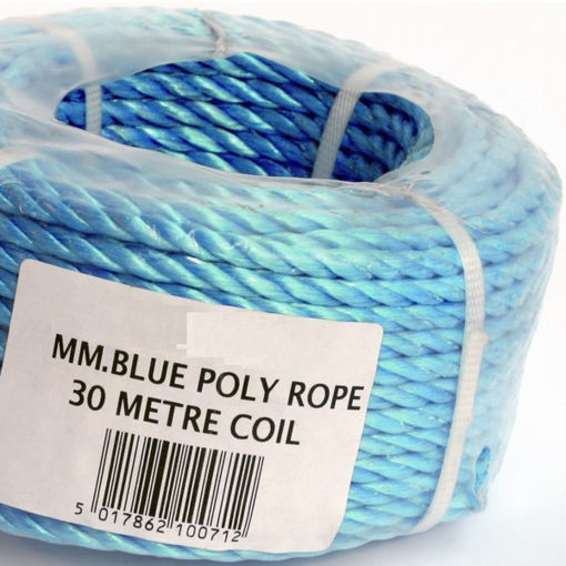 Picture of Blue Polypropylene Rope 12mm x 30m