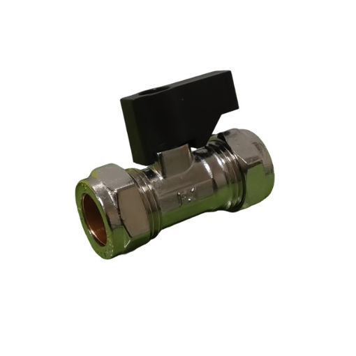 Picture of Isolating Valve With Lever CxC Chrome 15MM