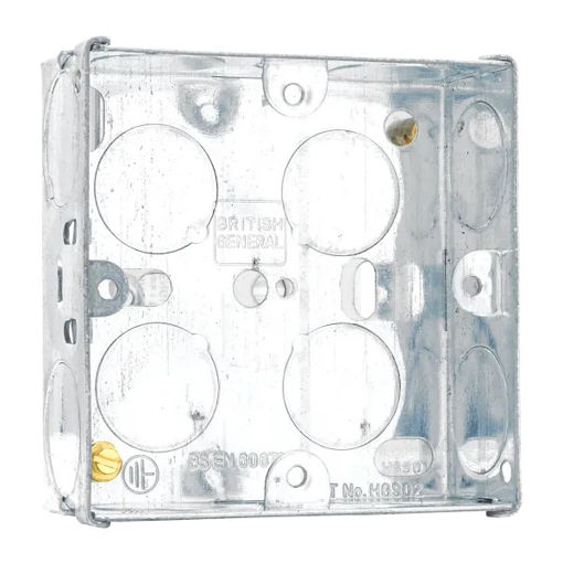 Picture of Single Steel Mounting Box 25mm